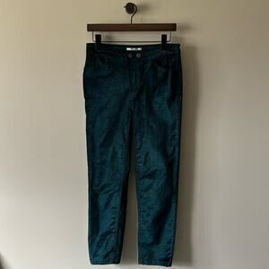 FREE PEOPLE WE THE FREE NEPTUNE GREEN SWEET JANE SKINNY SIZE 28